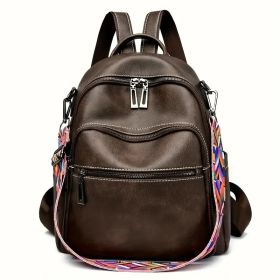 Purse For Women Fashion Faux Leather Convertible Shoulder Handbag Travel Bag Satchel Rucksack Ladies Bag (Option: Style8)