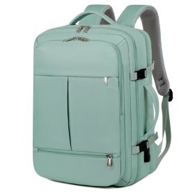 Large Capacity Backpack For Women Men Multiple Pockets And Zippers Versatile Computer Bags Business Travel Backpack (Color: Green)