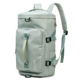 Waterproof Gym Fitness Bag Outdoor Travel Sport Excerise Fashion Casual Backpack (Color: Green)