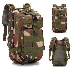Men's 30L Compact Outdoor Sports Mountaineering; Hiking; Camping Backpack (Color: Jungle camouflage)