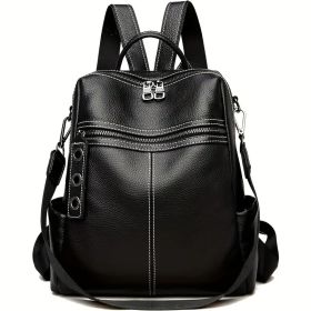 Purse For Women Fashion Faux Leather Convertible Shoulder Handbag Travel Bag Satchel Rucksack Ladies Bag (Option: Style6)